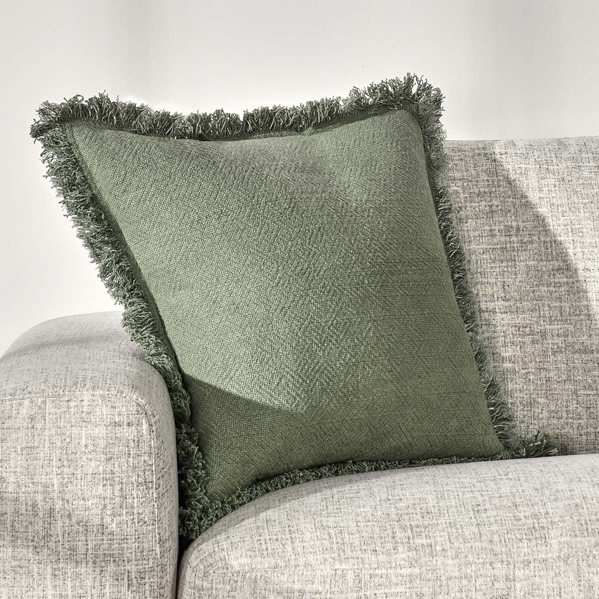 Cedar Green 60% Cotton Solid SLD Lauren 22x22 Collection