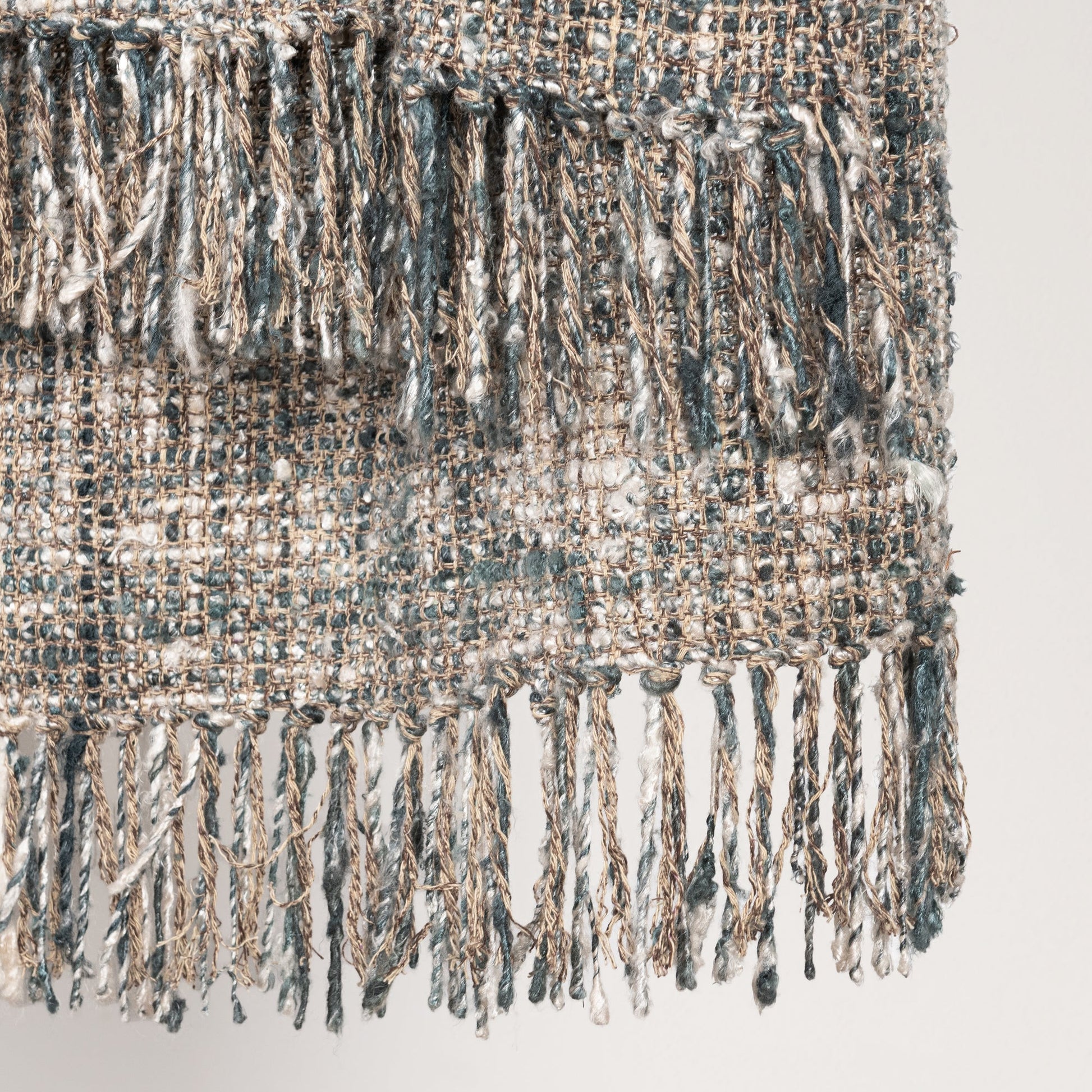 Blue Slate 50% Viscose/50% Cotton Blankets & Throw TC Porter 50x70 Throw Collection