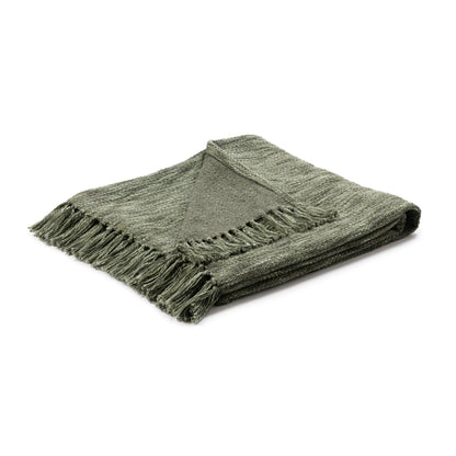Cedar Green 70% Cotton/30% Polyester Blankets & Throw TC Sharma Throw 50x70 Collection