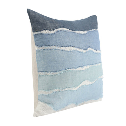 Capri Blue Multi 60% Linen/40% Cotton Pattern ST Bikram 22x22 Collection