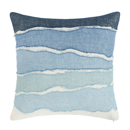 Capri Blue Multi 60% Linen/40% Cotton Pattern ST Bikram 22x22 Collection