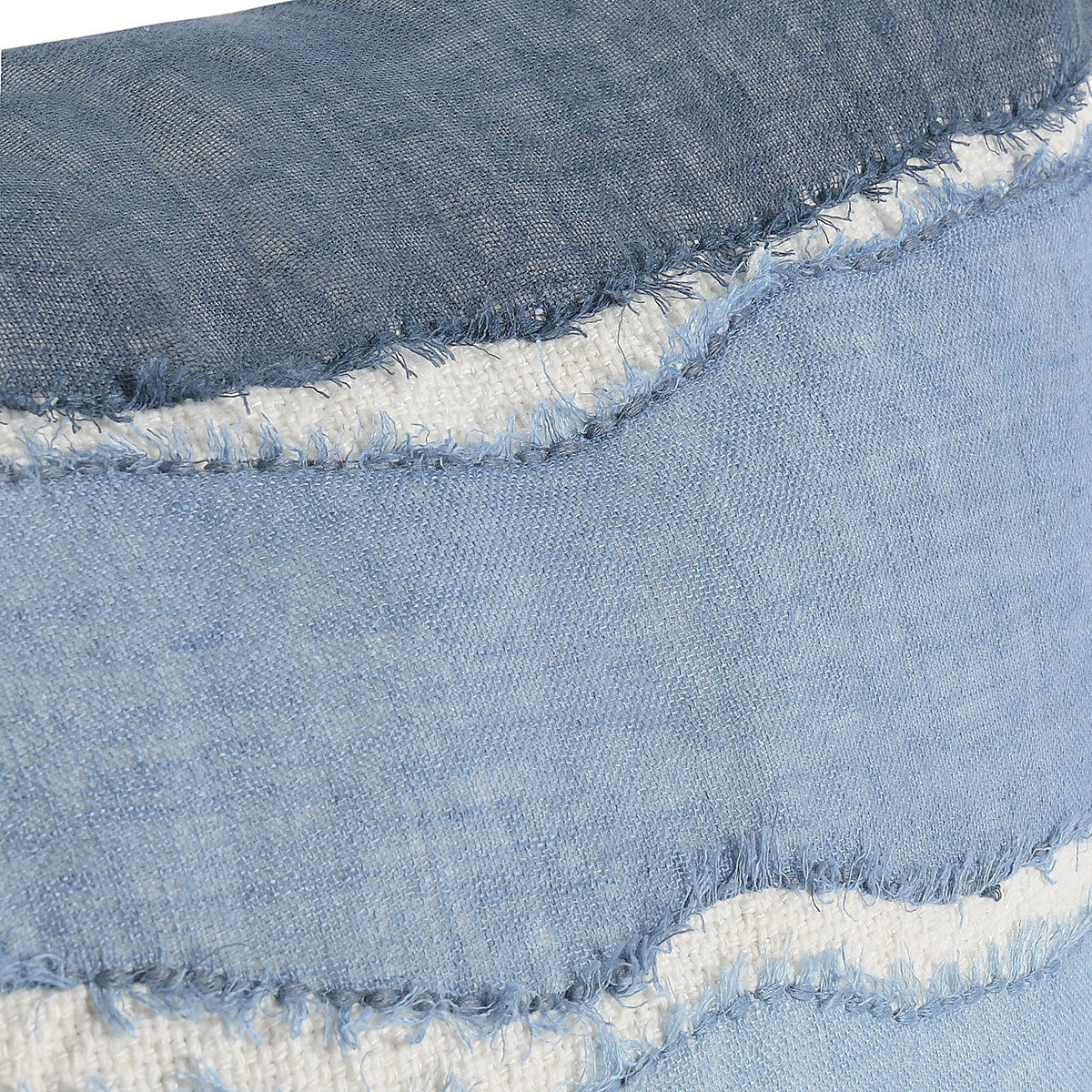 Capri Blue Multi 60% Linen/40% Cotton Pattern ST Bikram 22x22 Collection
