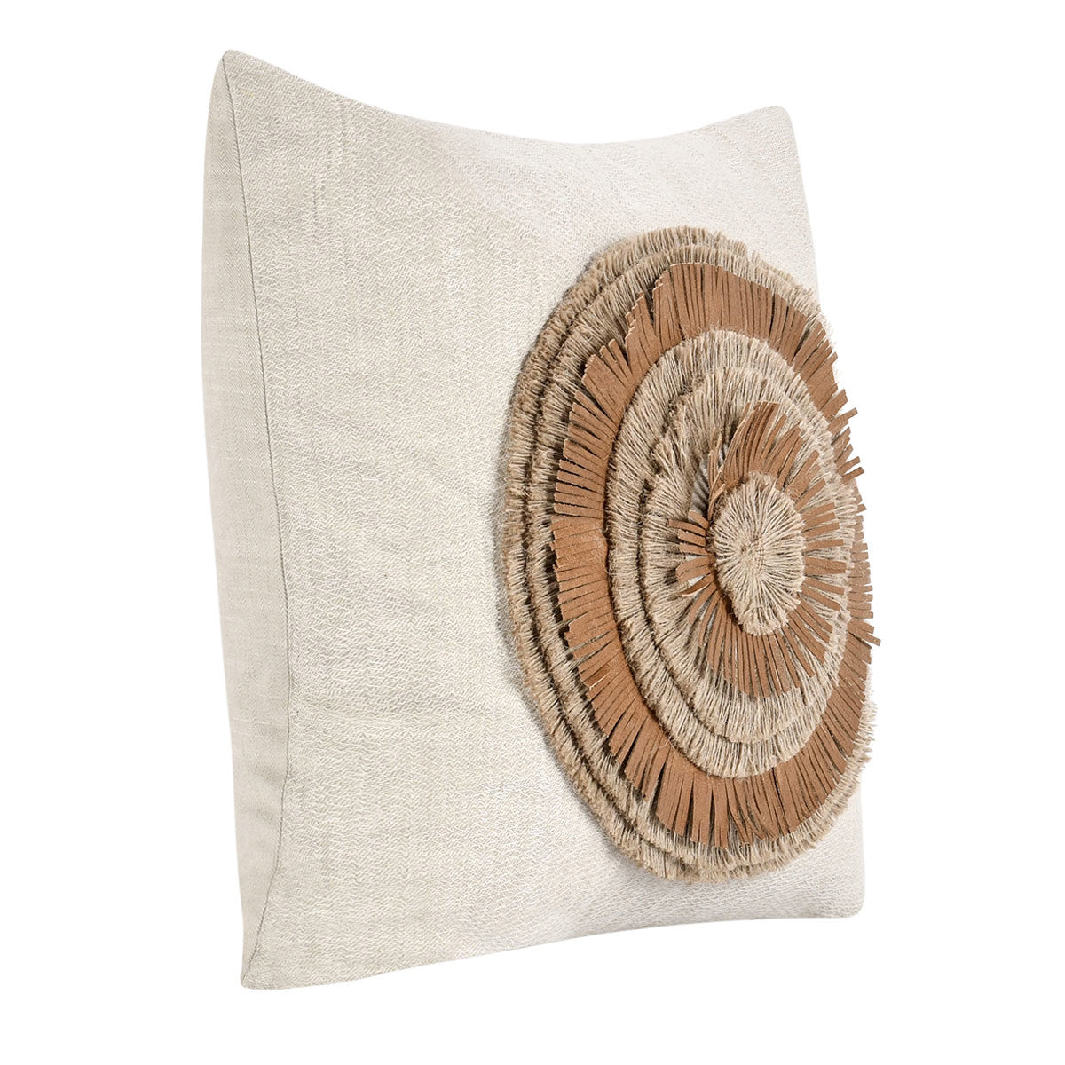 Chestnut/ Natural Pattern TL Pueblo Leather 22x22 Collection