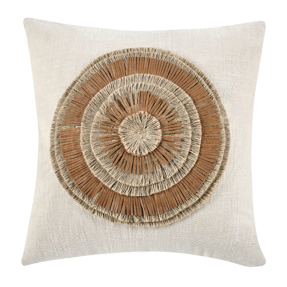 Chestnut/ Natural Pattern TL Pueblo Leather 22x22 Collection