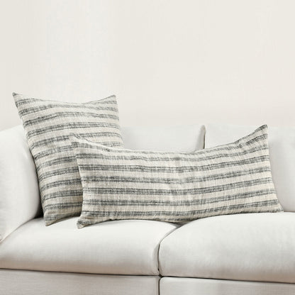 Natural/Black 60% Cotton Pattern VC Linna Multiple Sizes Collection