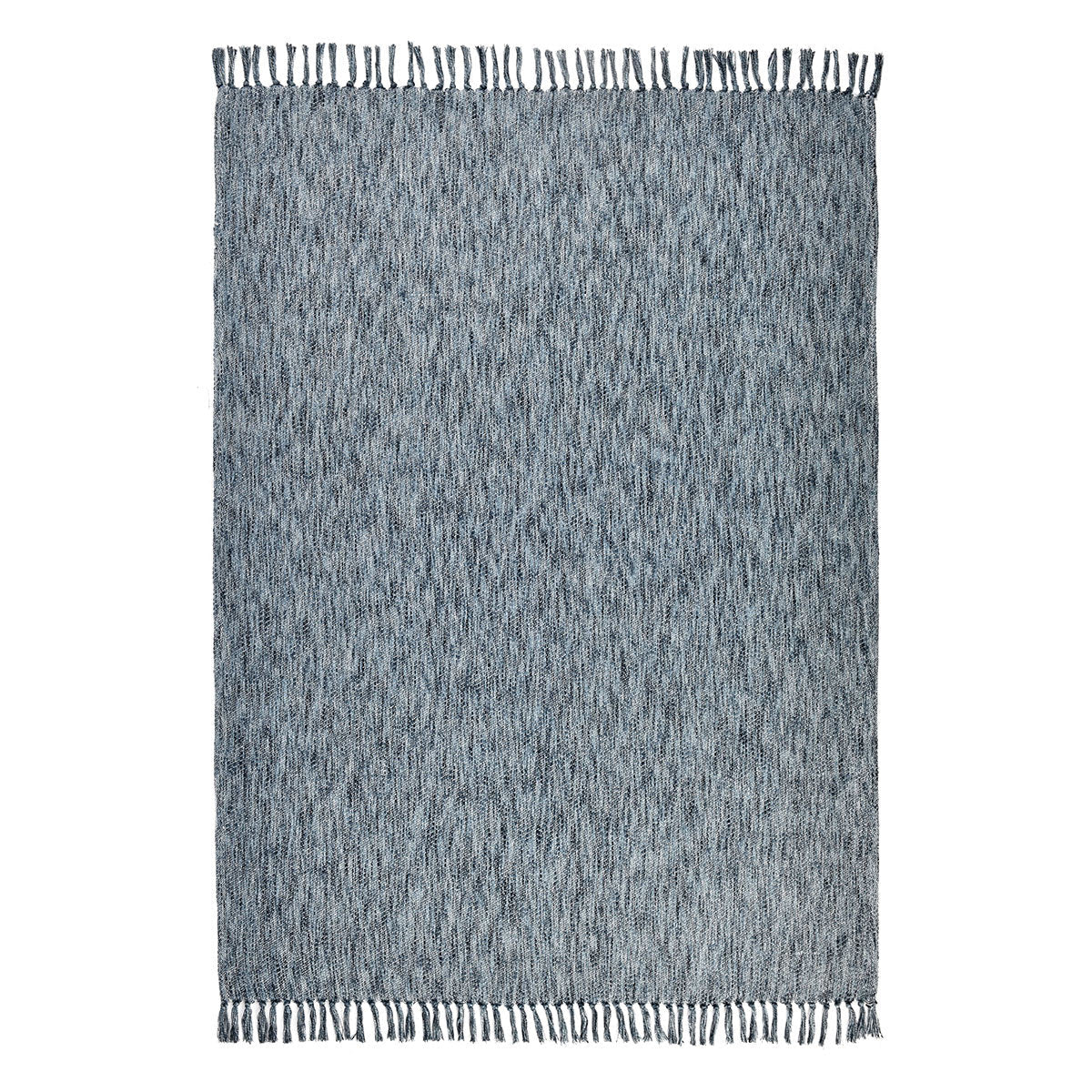 Denim Blue 100% Cotton Blankets & Throw TC Sharma Throw 50x70 Collection