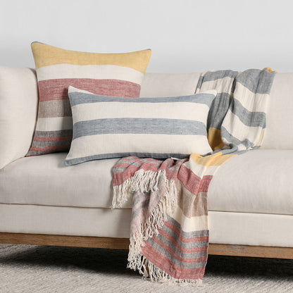 Yellow Multi Pattern BW Crawford 22x22 Collection