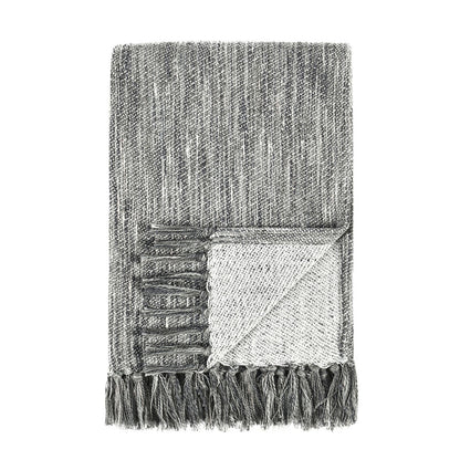 Gray 70% Cotton/ 30% Polyester Blankets & Throw TC Sharma Throw 50x70 Collection
