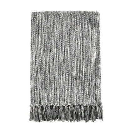 Gray 70% Cotton/ 30% Polyester Blankets & Throw TC Sharma Throw 50x70 Collection