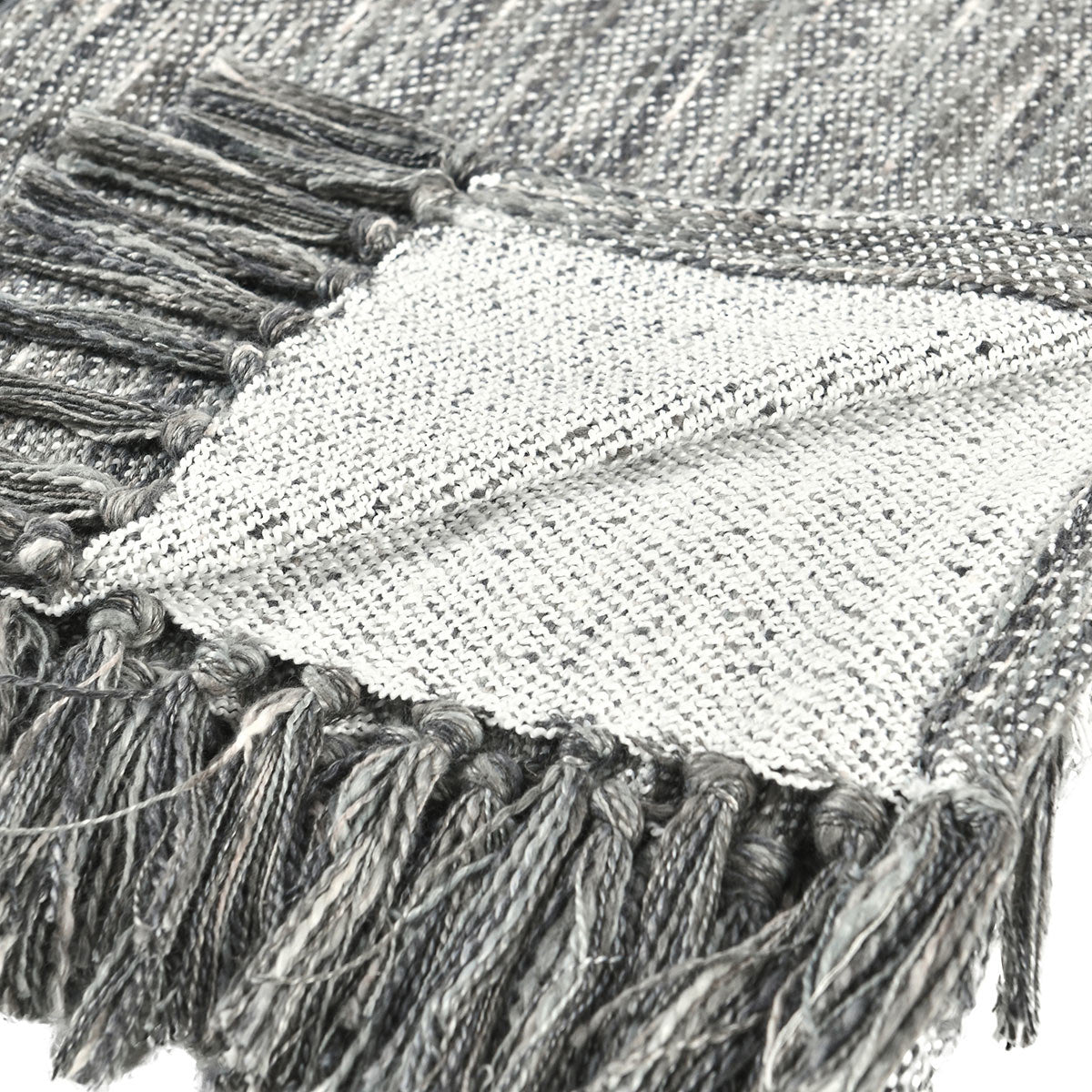 Gray 70% Cotton/ 30% Polyester Blankets & Throw TC Sharma Throw 50x70 Collection