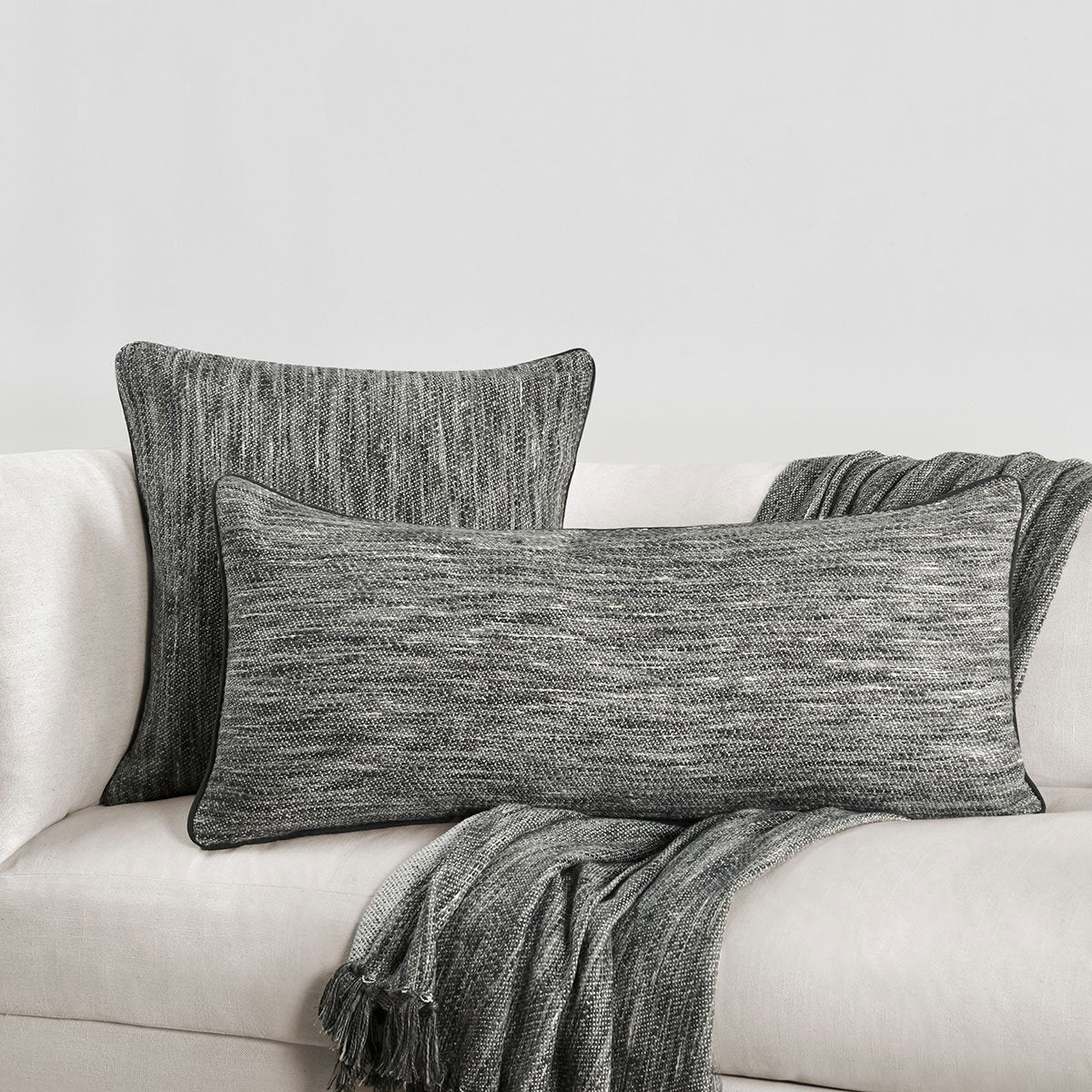 Gray 70% Cotton/ 30% Polyester Blankets & Throw TC Sharma Throw 50x70 Collection