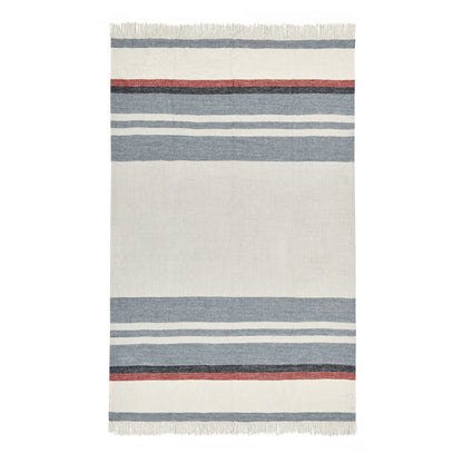 100% Belgian Flax Linen Blankets & Throw TC Taylor Throw 50x70 -Multi Collection