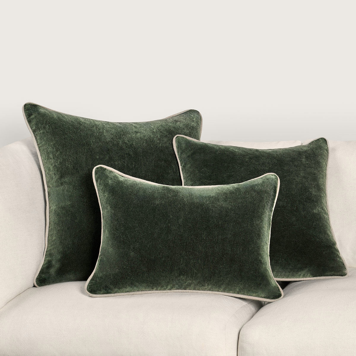 Forest Green 100% Cotton Velvet Solid SLD Heirloom Velvet Multiple Sizes Collection