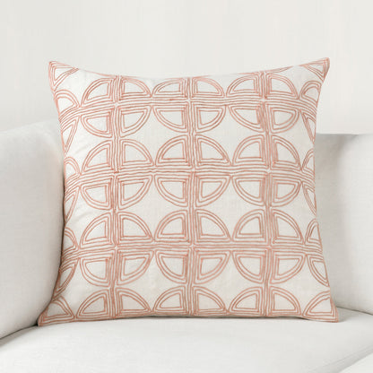 Ivory/Blush Pattern VC Elea 22x22 Collection