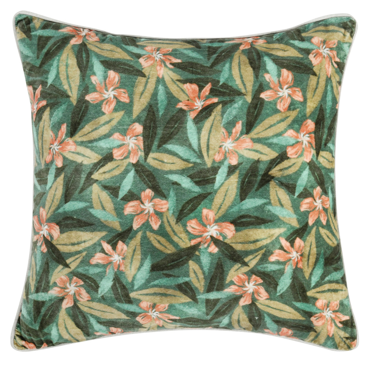 Green Multi Pattern CA Lamia 22x22 Collection