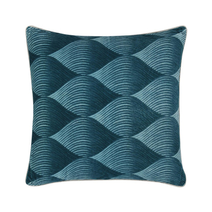 Sea Glass Blue Pattern CA Scala 22x22 Collection