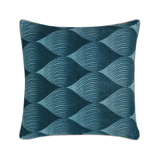 Sea Glass Blue Pattern CA Scala 22x22 Collection