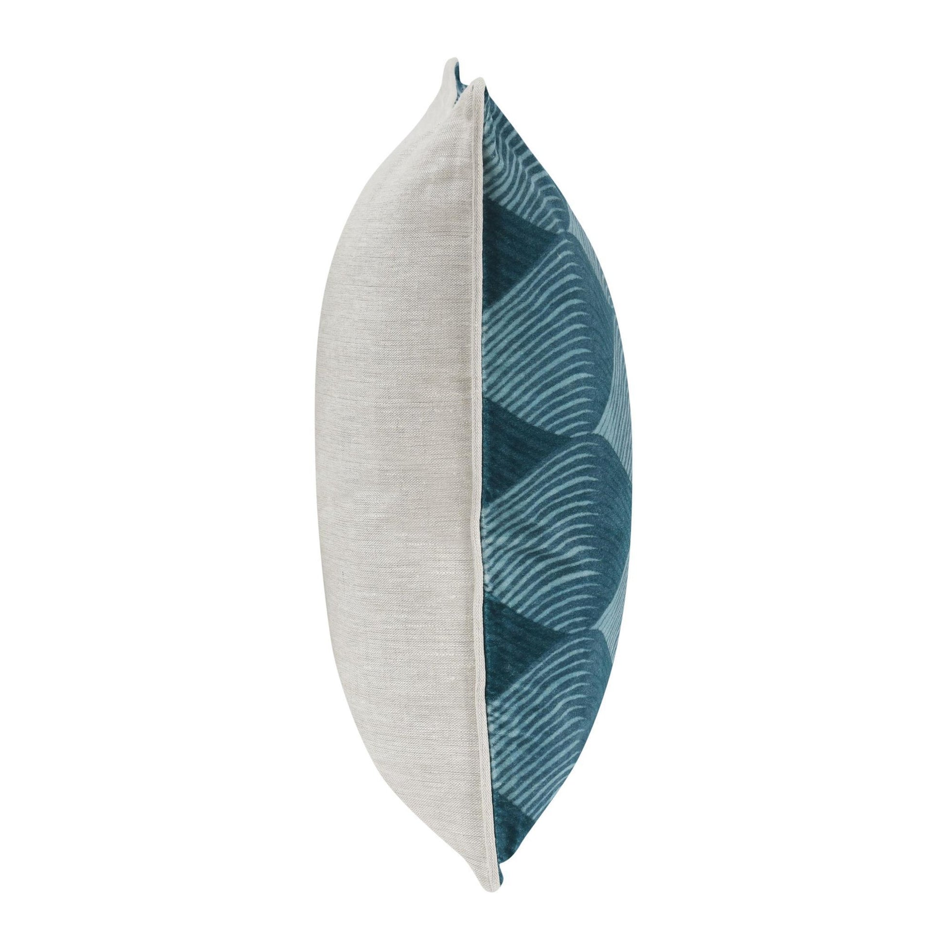 Sea Glass Blue Pattern CA Scala 22x22 Collection