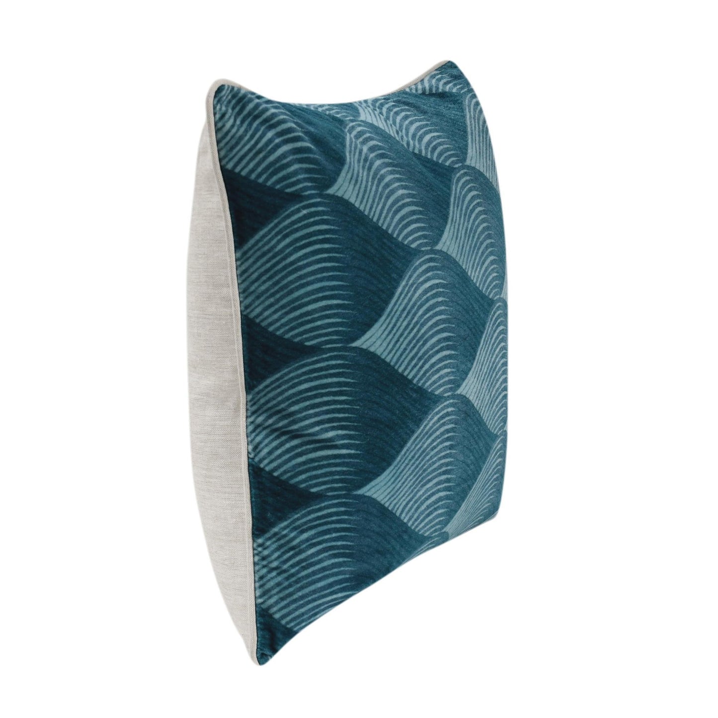 Sea Glass Blue Pattern CA Scala 22x22 Collection