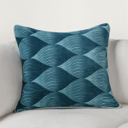 Sea Glass Blue Pattern CA Scala 22x22 Collection