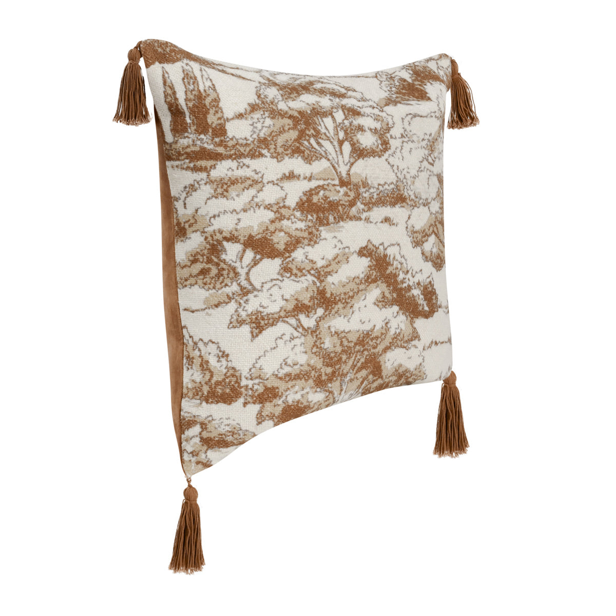 Clay 60% Linen/40% Cotton Pattern VC Stonework 22x22 Collection
