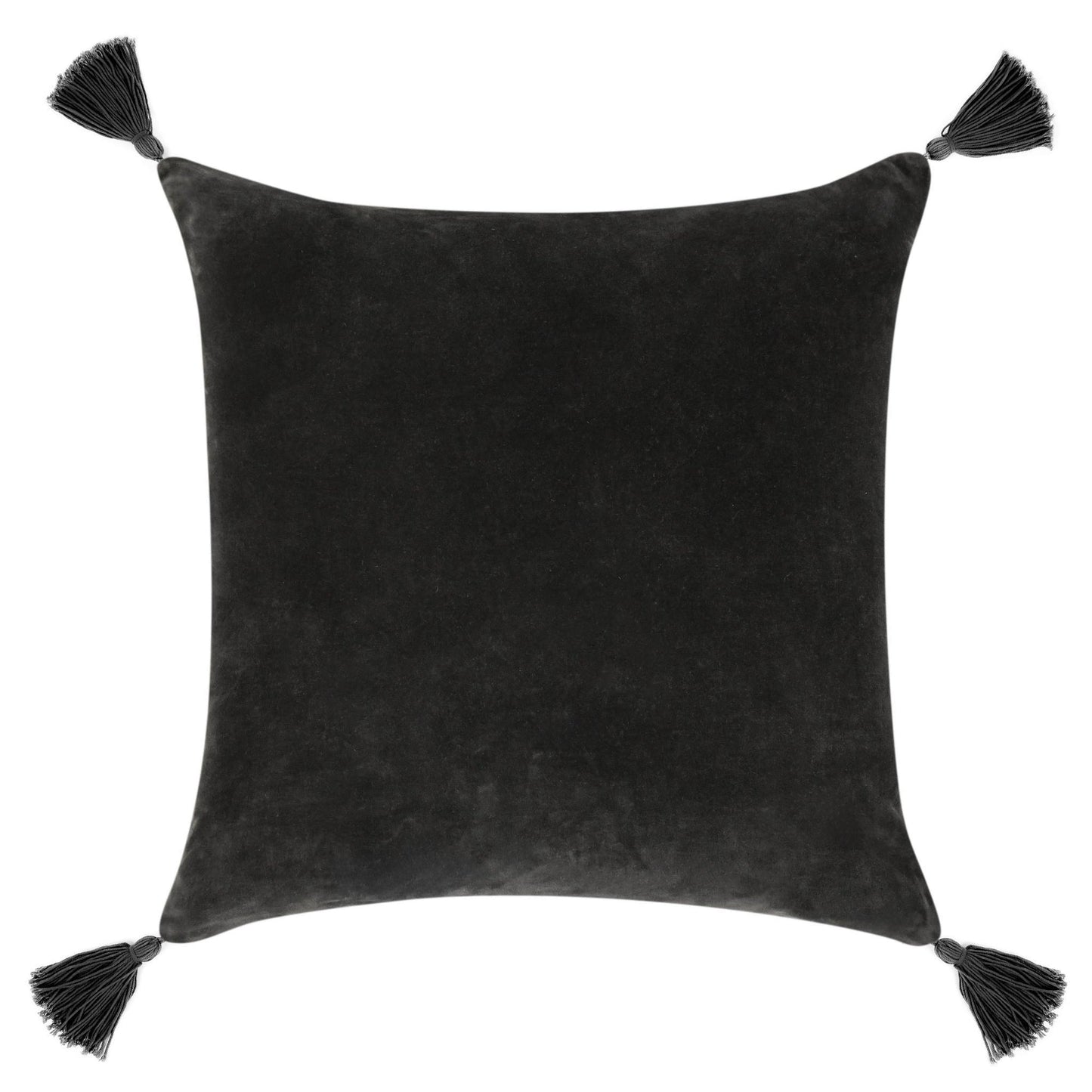 Charcoal 60% Linen/40% Cotton Pattern VC Stonework 22x22 Collection