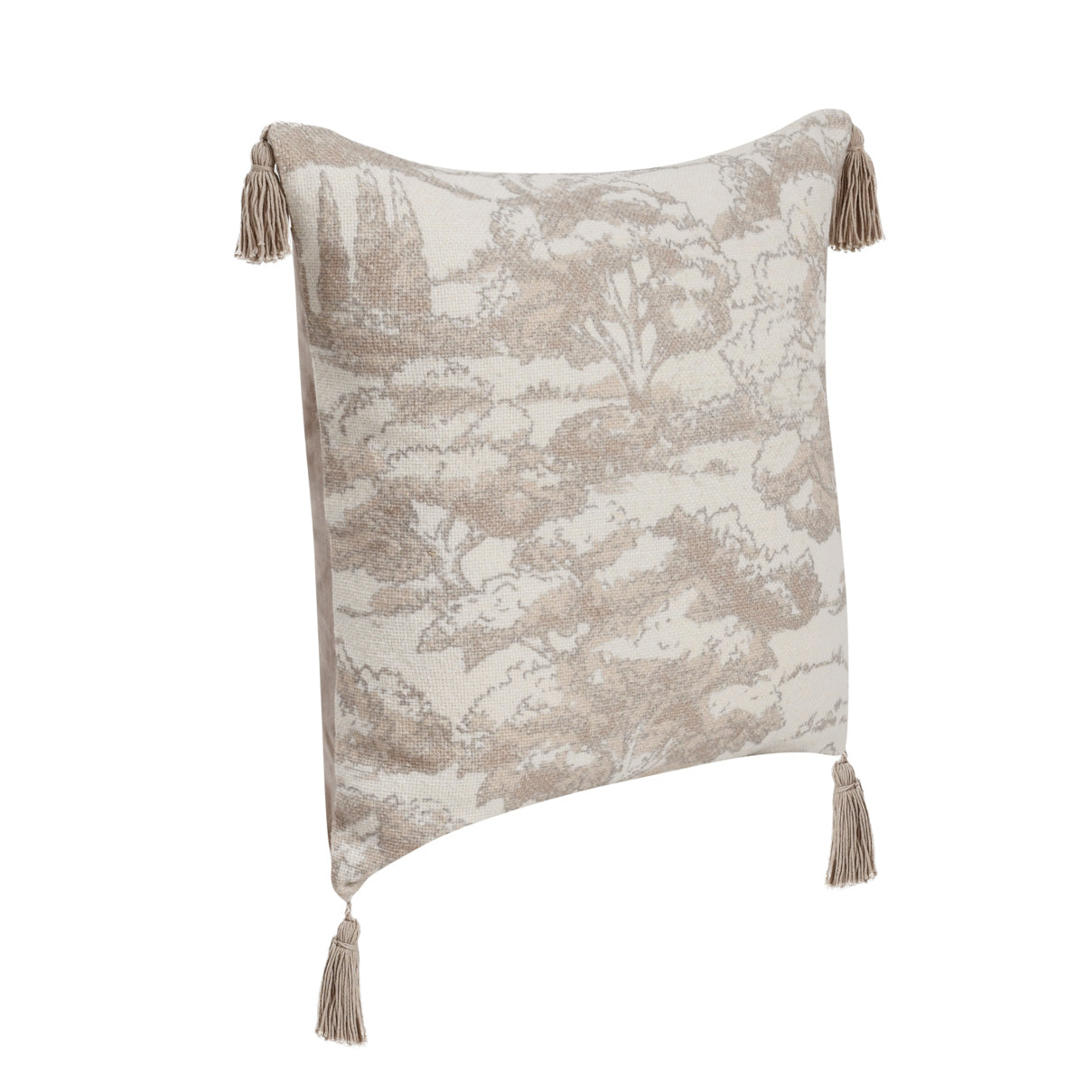 Natural 60% Linen/40% Cotton Pattern VC Stonework 22x22 Collection