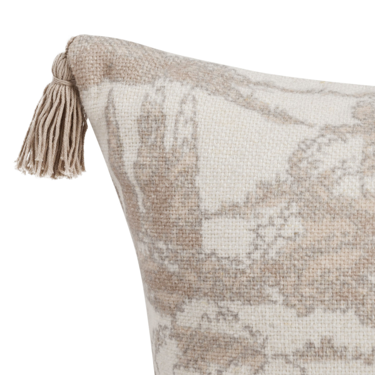 Natural 60% Linen/40% Cotton Pattern VC Stonework 22x22 Collection