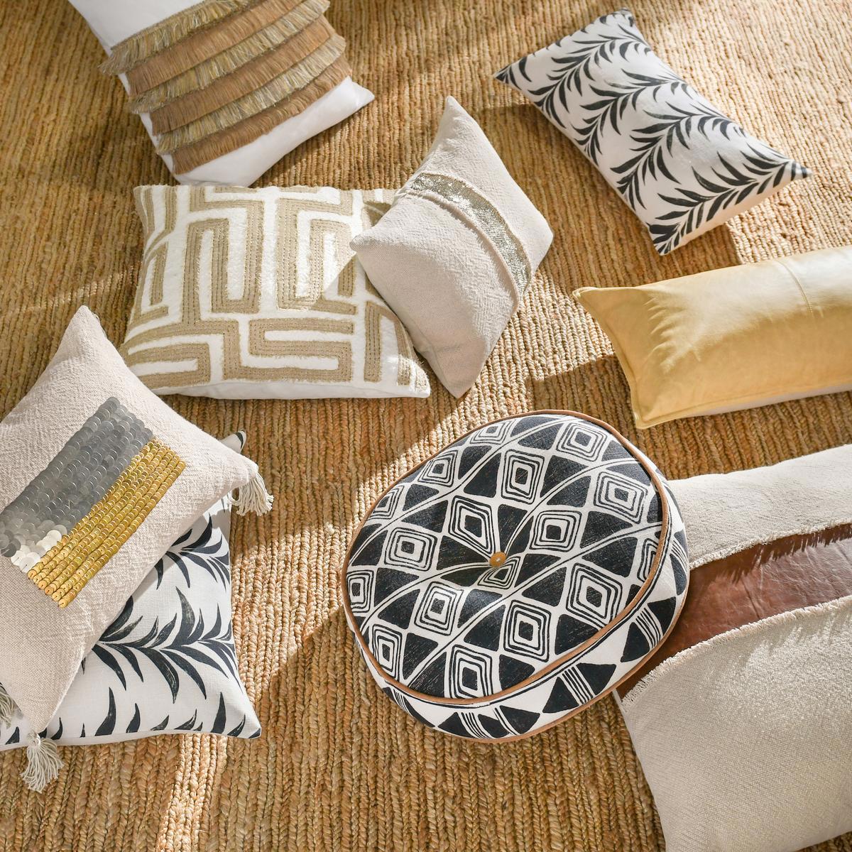 Natural 60% Linen Pattern RO Tanga 14x20 Collection