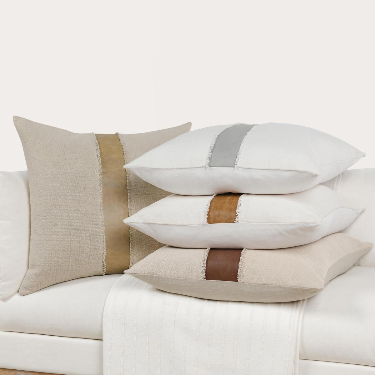Ivory/Dumont 60% Linen Pattern VC Steam 26x26 Collection