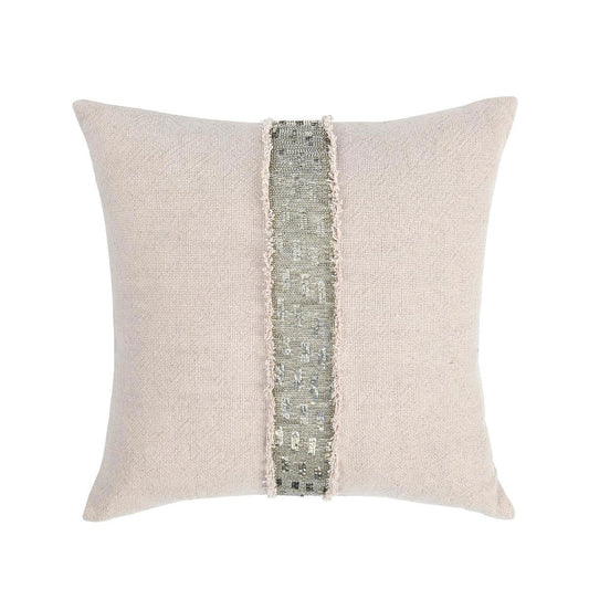 Natural/Silver 60% Linen Pattern RO Lira Multiple Sizes Collection