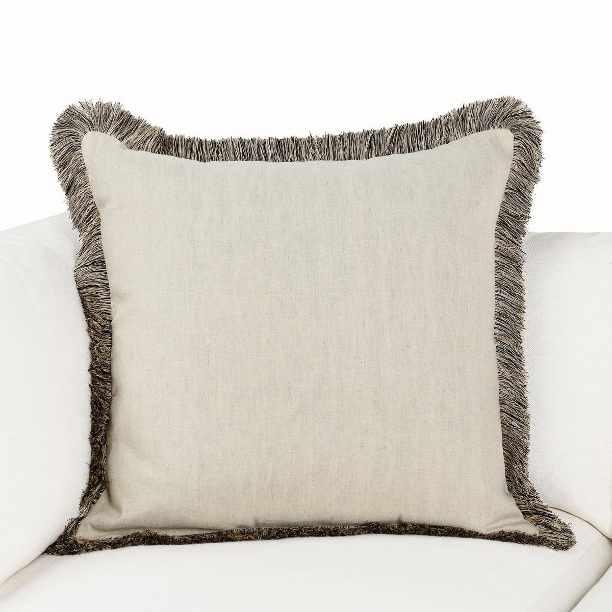 Natural/Black 50% Cotton Solid RO Nola Multiple Sizes -Natural/Black Collection