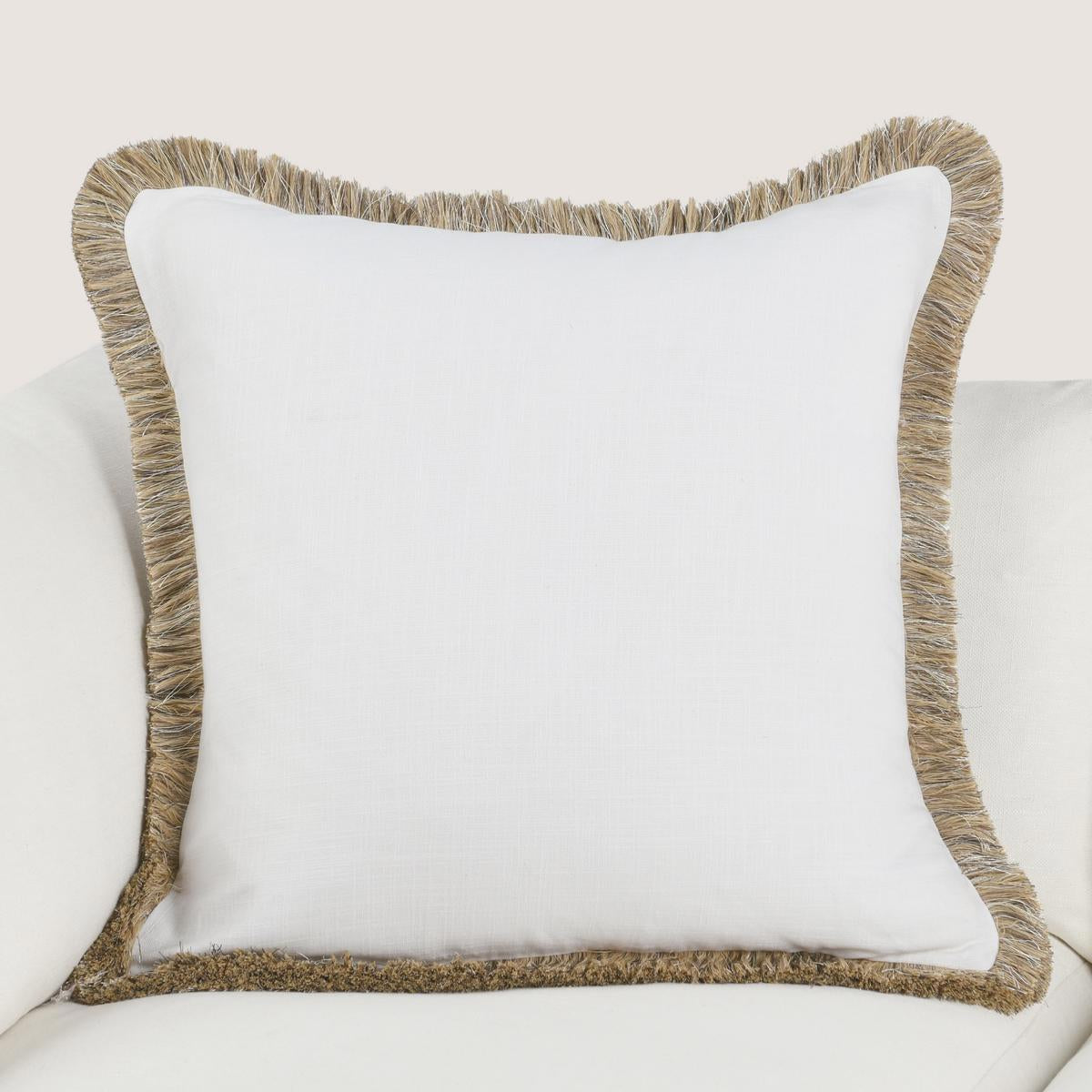 Ivory/Natural 50% Cotton Solid RO Cara Multiple Sizes Collection