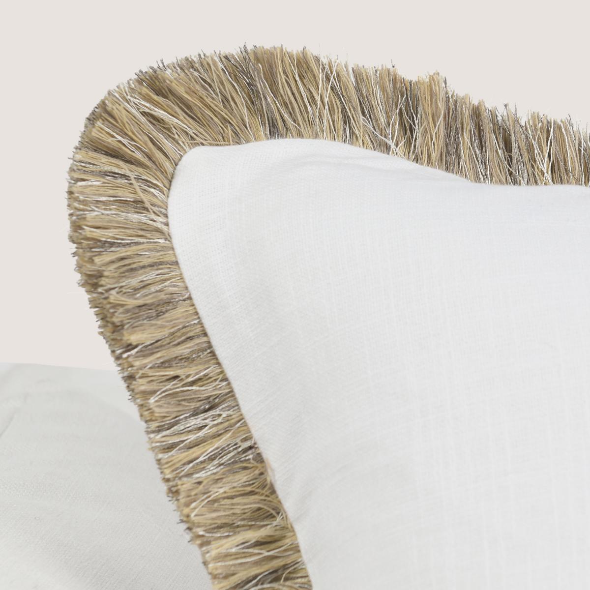 Ivory/Natural 50% Cotton Solid RO Cara Multiple Sizes Collection