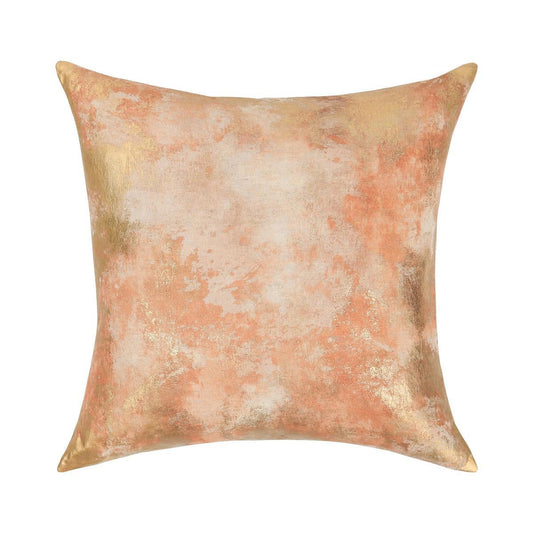 Burnt Orange/Gold 50% Cotton Pattern EQ Onara 22x22 Collection