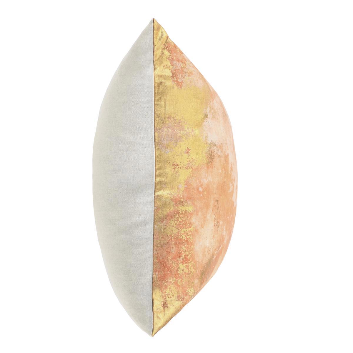 Burnt Orange/Gold 50% Cotton Pattern EQ Onara 22x22 Collection