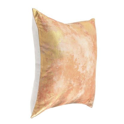 Burnt Orange/Gold 50% Cotton Pattern EQ Onara 22x22 Collection