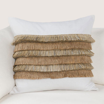 Ivory/Natural 100% Cotton Pattern RO Safi 22x22 Collection