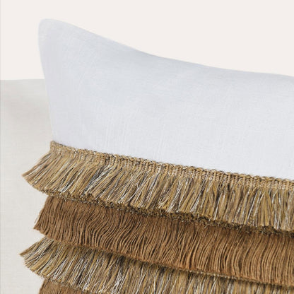 Ivory/Natural 100% Cotton Pattern RO Safi 22x22 Collection
