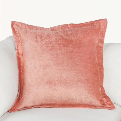 Dusty Coral 100% Rayon Velvet Solid SLD Lapis Velvet 22x22 Collection