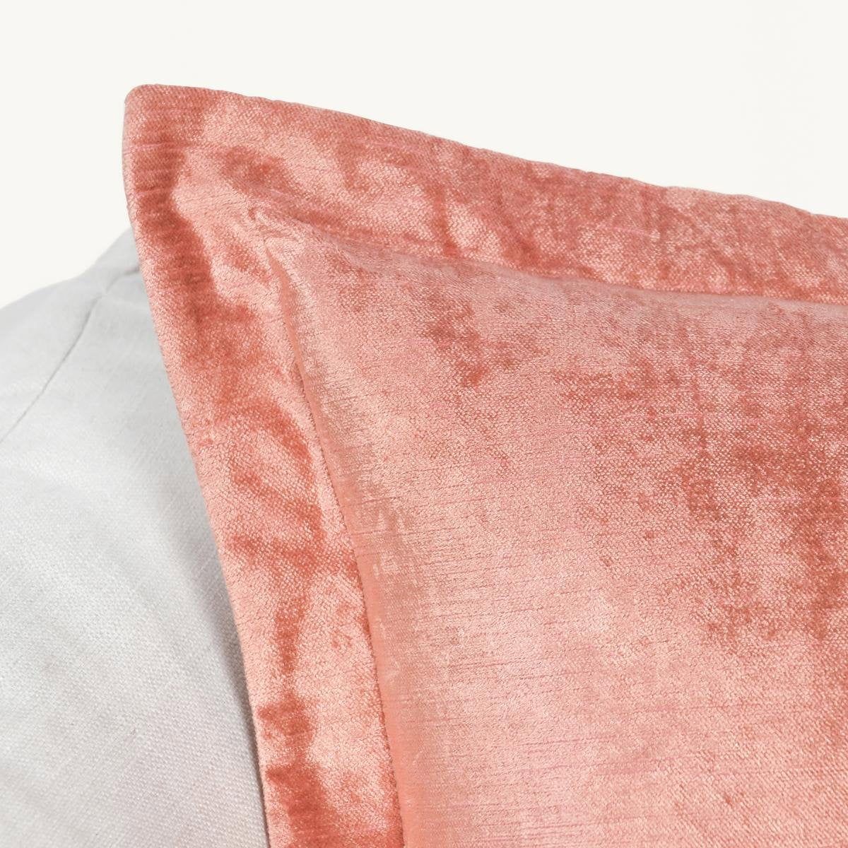 Dusty Coral 100% Rayon Velvet Solid SLD Lapis Velvet 22x22 Collection