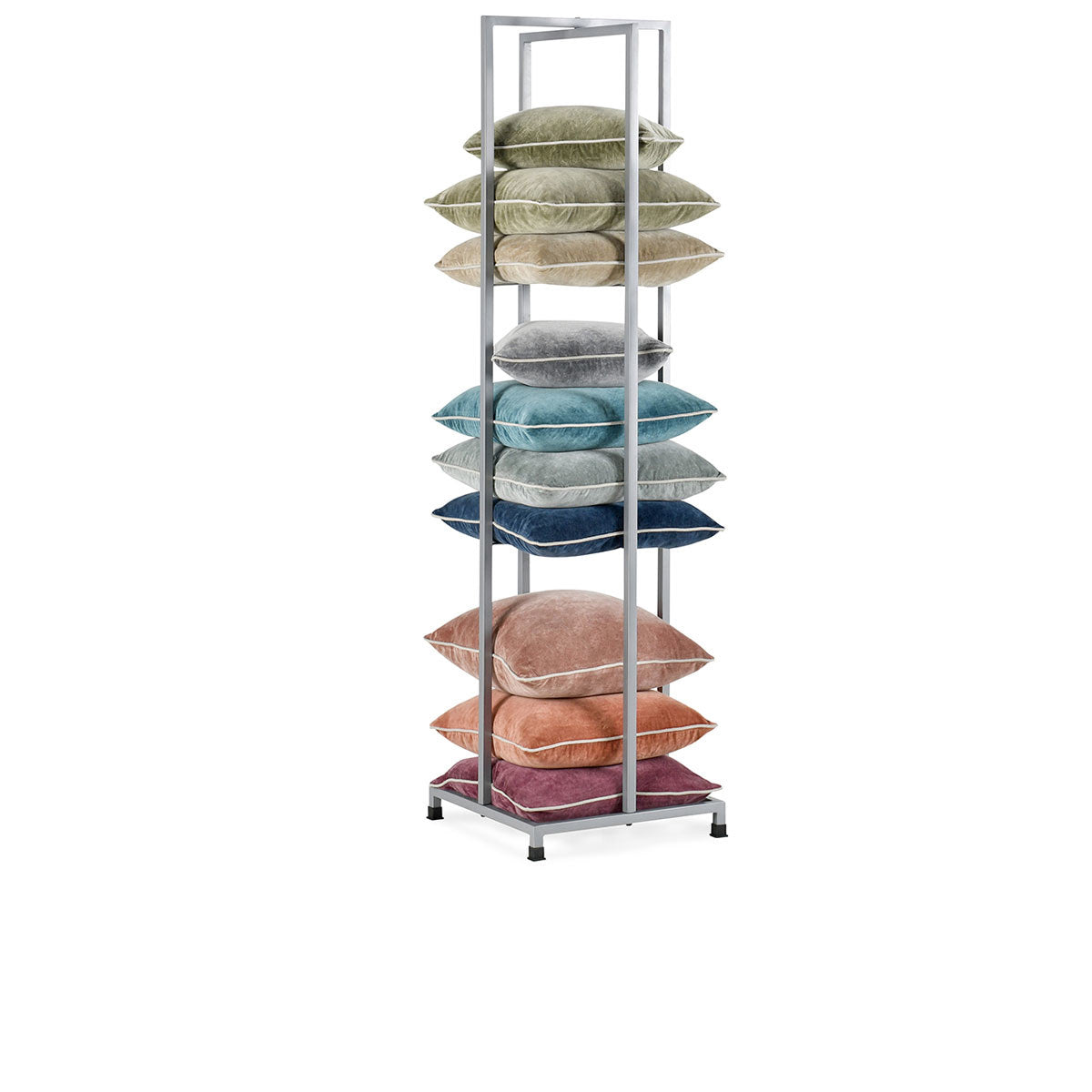 Silver Racks & Basket Pillow Tower Collection