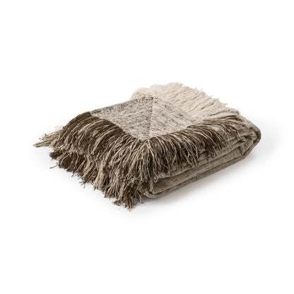 Cocoa Brown 100% Cotton Blankets & Throw BC Beryl Blanket Multiple Sizes Collection