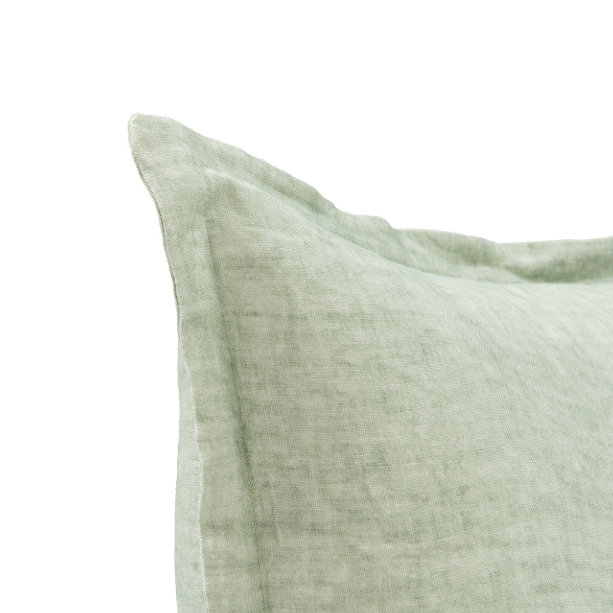 Mint 100% Belgian Flax Linen Solid SLD Solstice 22x22 Collection