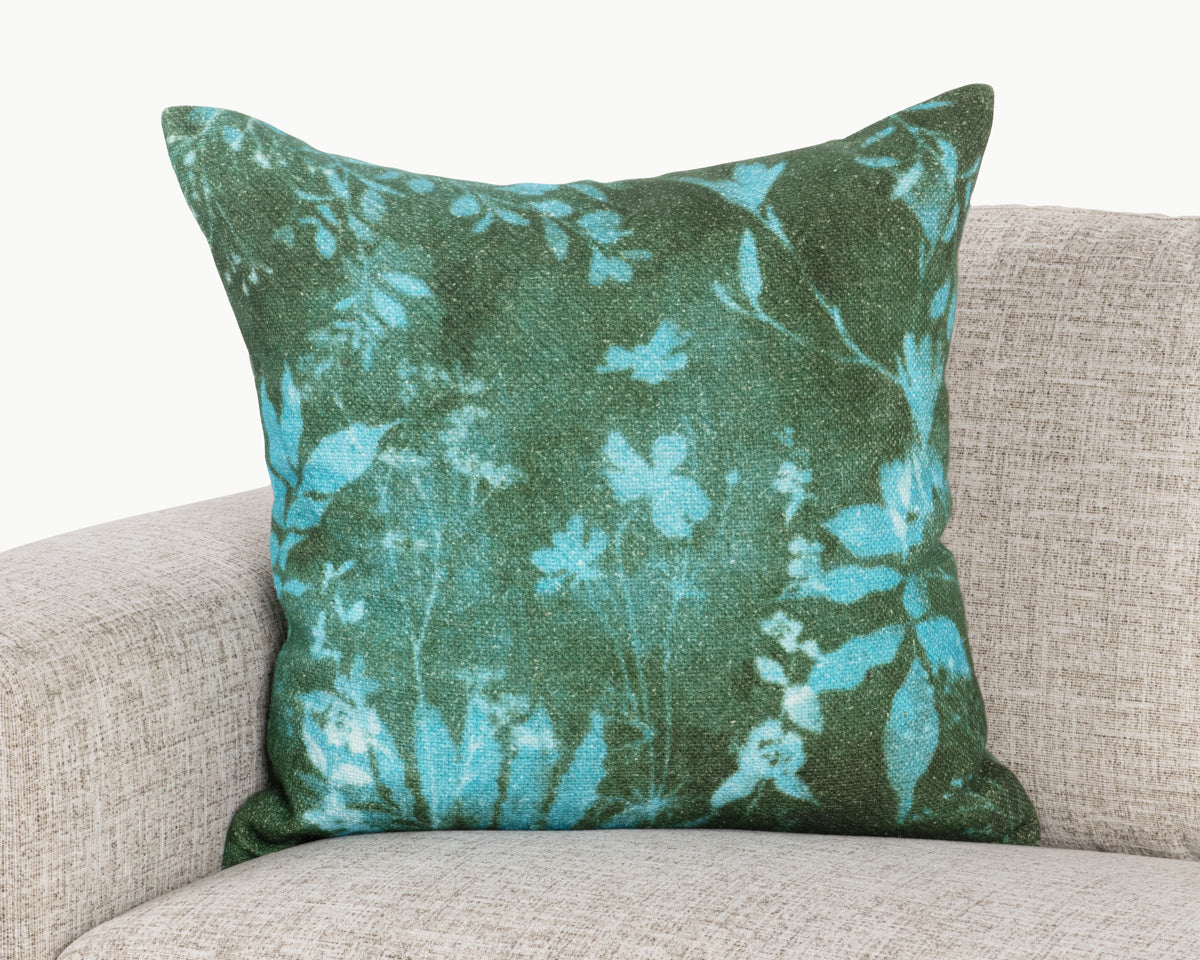 Green 60% Linen Pattern EQ Spartina 22x22 Collection