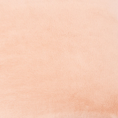 Peach Solid EQ Taiga Faux Fur Multiple Sizes Collection