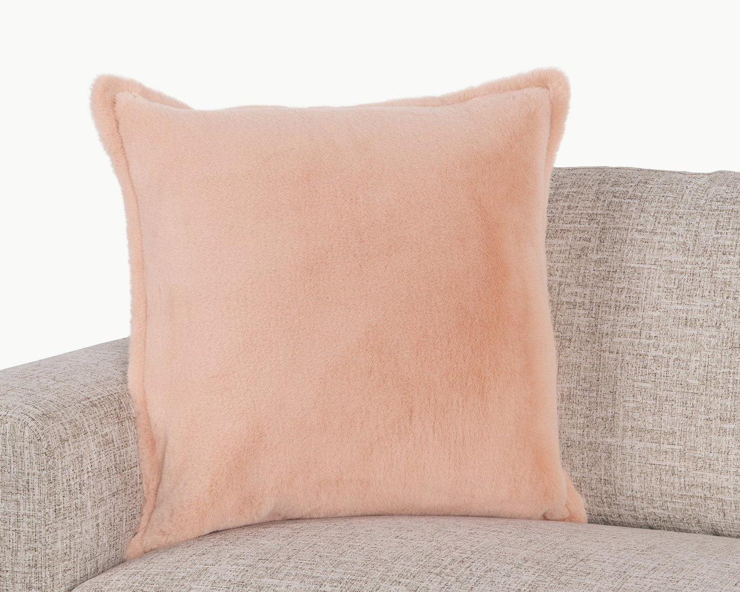 Peach Solid EQ Taiga Faux Fur Multiple Sizes Collection