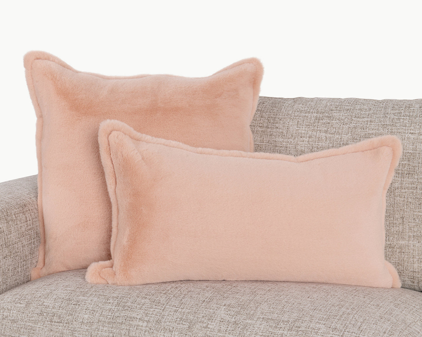 Peach Solid EQ Taiga Faux Fur Multiple Sizes Collection