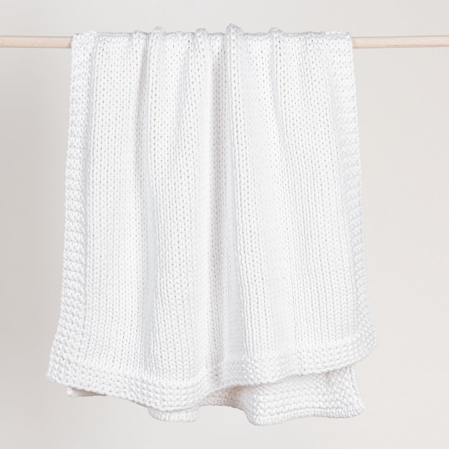 White 100% Cotton Blankets & Throw TC Dyne Throw 50x70 Collection