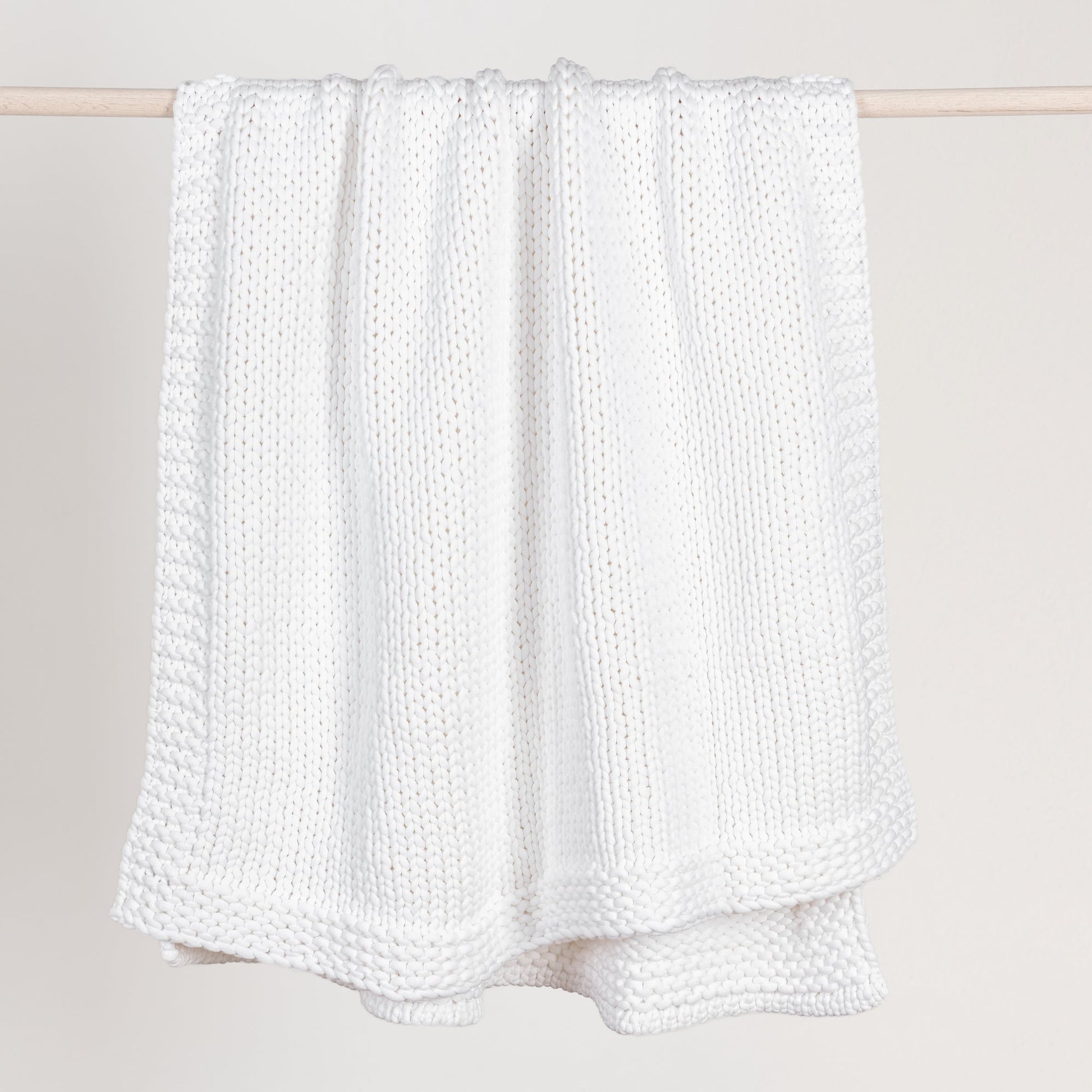 White 100% Cotton Blankets & Throw TC Dyne Throw 50x70 Collection